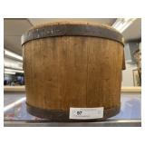 Primitive Wood Banded Bucket