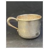 Sterling Silver Monogrammed Mug