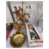 Vintage Japan Novelty Toy, Figurines, Brass Bowl