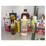 Oil Tins and Bottles