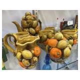 Vintage Japan Fruit Pattern Tea Service