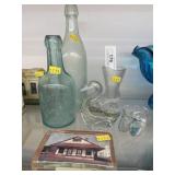 (2) Manheim, PA Brewery Bottles & Paperweight, etc