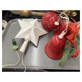 Vintage Christmas Lights with Tree Topper