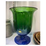 Large Art Glass Vase