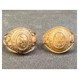 (2) 10K Class Rings