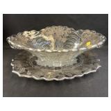 Sterling Overlay Serving Bowl with Underplate