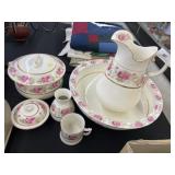 Porcelain Pitcher and Bowl Set