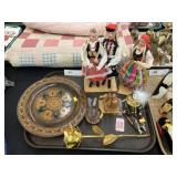 Polish Cloth Body Dolls with Turned Wood Plate