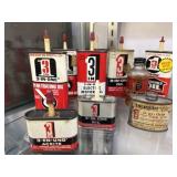 Vintage Oil Cans and Bottles