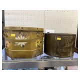 Toleware Storage Box with Lancaster Nut Tin