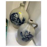 (2) Contemporary Salt Glazed Jugs