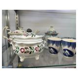 Chinaware, Brewery Bottles, Crystal Vase