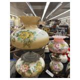 (2) Gone With The Wind Style Electric Table Lights