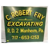 Steel Paint Decorated Sign