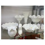 Milk Glass Serving and Decorative Pieces