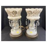 (2) Electric Mantel Lusters