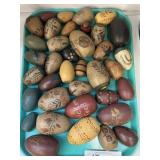 Paint Decorated Wooden Eggs