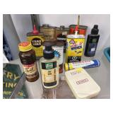 Vintage Oil Cans and Bottles