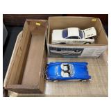 Model and Diecast Cars with Cheese Box