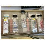 (5) Vintage Baby Bottles