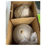 (12) New Glass Lamp Shades