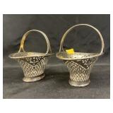 (2) Sterling Silver Baskets