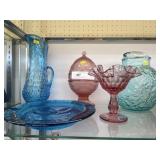 Fenton and Unsigned Art Glass
