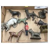 Cast Metal Animal Figurines