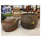 Copper Kettle with Teapot