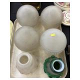 (8) Glass Lamp Shades