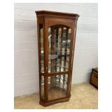 Corner, Lighted Curio Cabinet