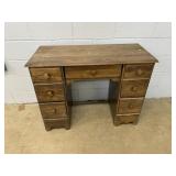 Pine Double-pedestal Desk