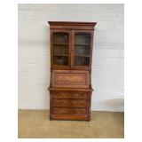 Victorian Bookcase Fall Front Desk