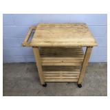 Rolling Butcher Block Cart