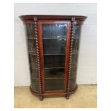 Antique Oak China Cabinet