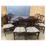 7 Pc. Mahogany Dining Room Suite