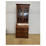 Stoneleigh Mahogany Bookcase Slant-lid Desk