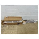 (2) Brown Window Blinds