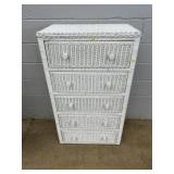Wicker 5-drawer Chest of Drawers