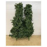 (2) Decorative Christmas Trees