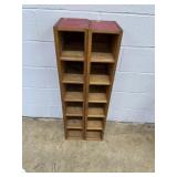 2 Wooden Coca Cola Display Boxes