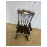 Horning Paint Decor. Youth Rocking Chair