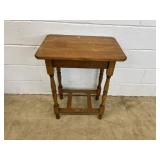 Vtg. Oak Small Table