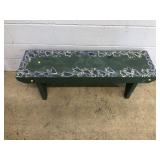 Pine Painted Bench