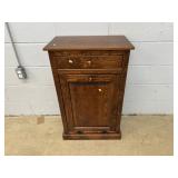 Pine Trash Can Receptacle