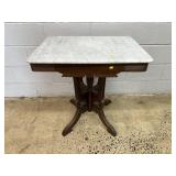 Victorian Marble Top Parlor Table