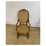 Victorian Cane Seat & Back Rocking Chair