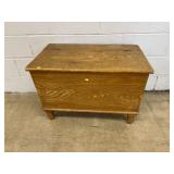 Antique Grain-painted Wood/Kindling Box