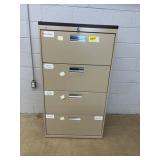 Hon 4-drawer Lateral File Cabinet