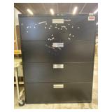 (2) 4 Drawer Laminate File Cabinets